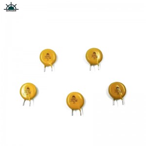 ODM alacsonyabb ár jó szolgáltatás, sárga,nagy hullámú mozdony 14mm hvr14d681k cink-oxid varisztor LED-es lámpákhoz